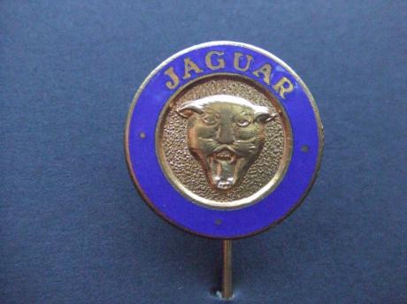 Jaguar sportwagen logo blauw emaille